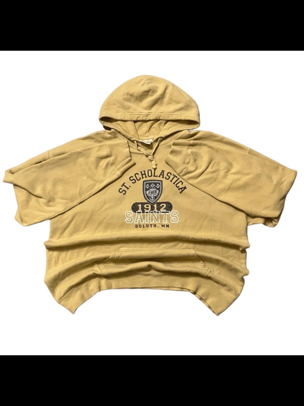 St Scholastica College Hoodie Pullover University XL Comfort Wash Saints Duluth
